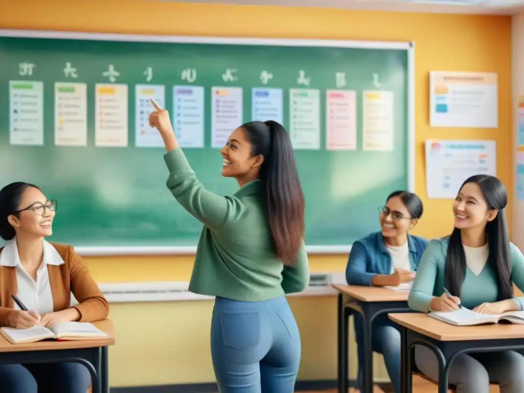 Clase inclusiva y dinámica de enseñanza de lengua minoritaria estrategias