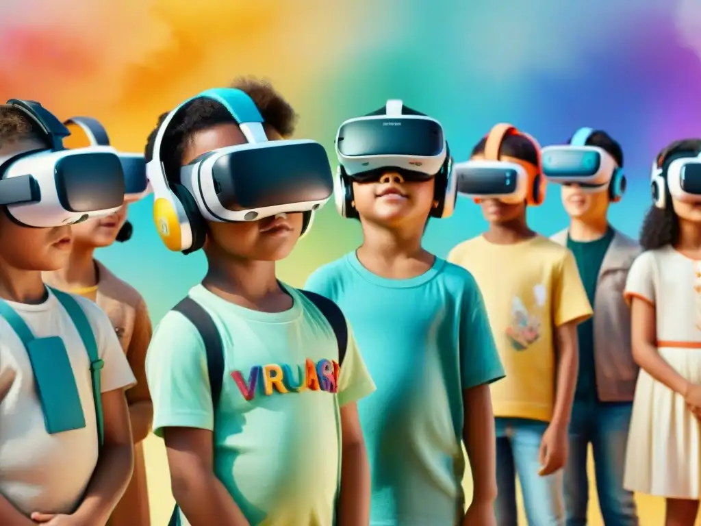 Un emocionante mundo virtual de enseñanza de lenguas a niños con VR