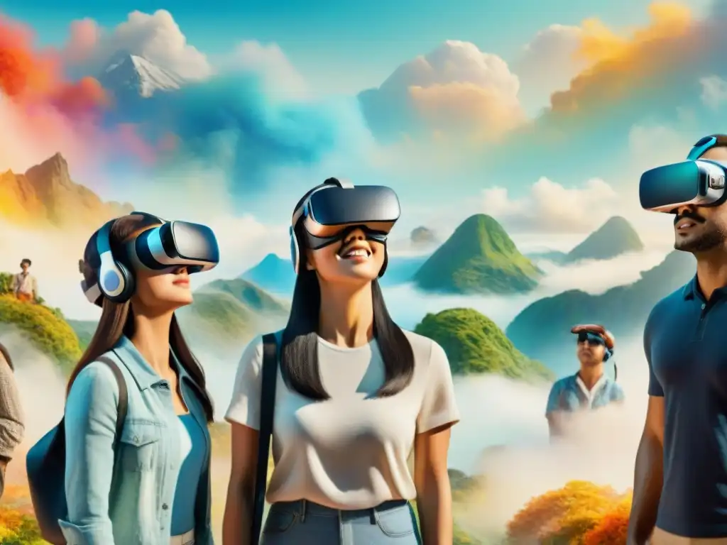 Estudiantes de idiomas inmersos en un mundo de Realidad Virtual en educación lingüística