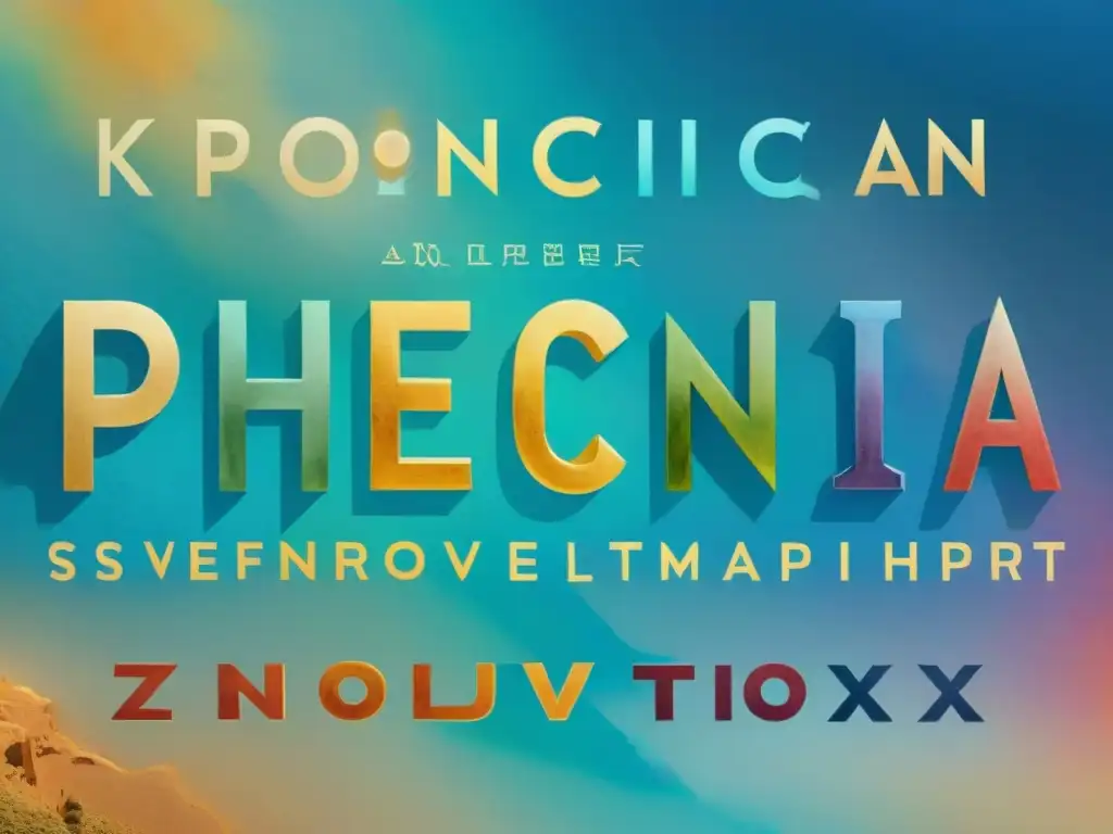 Fascinante evolución del alfabeto fenicio a idiomas modernos, reflejando sabiduría ancestral y diversidad lingüística