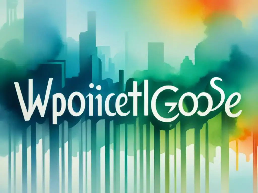 Una fusión armoniosa entre lenguas antiguas y programación, en una ilustración acuarela