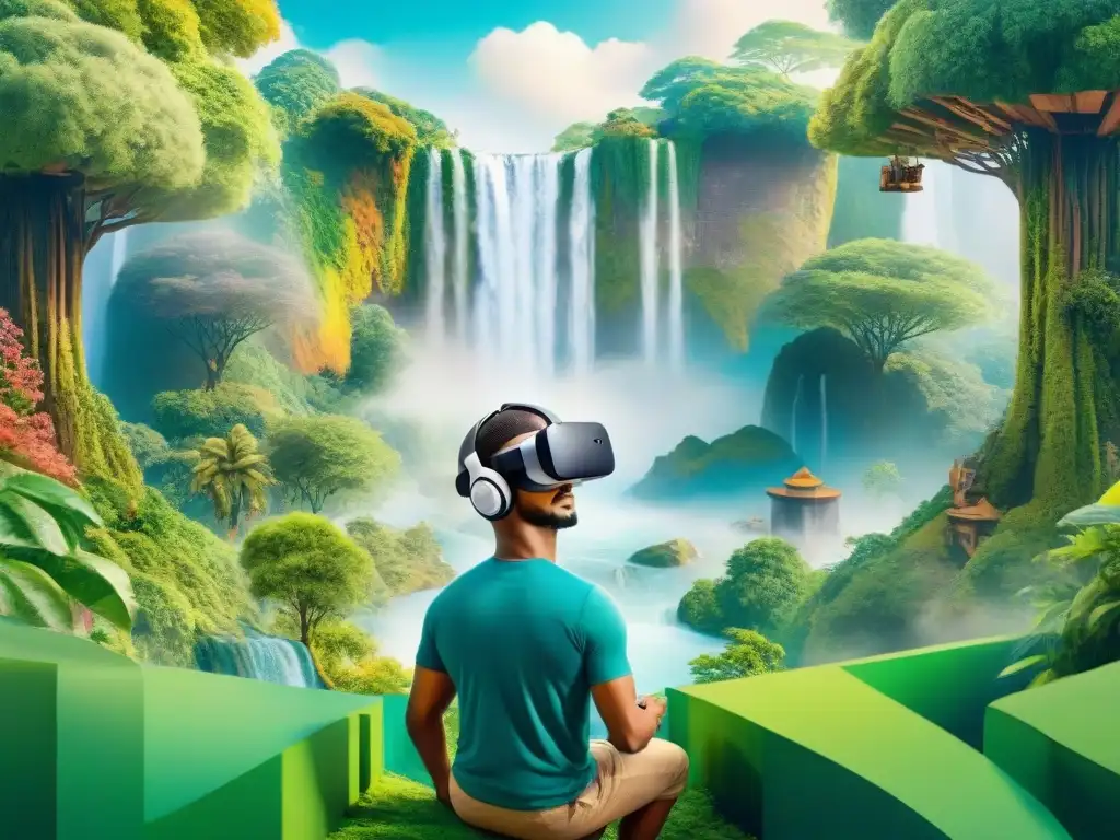 Un mundo de realidad virtual con juegos serios potencia la fluidez en el aprendizaje de idiomas