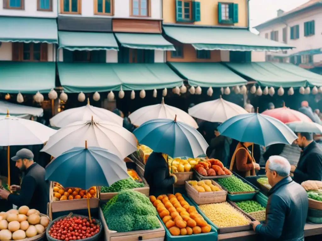 Pintura acuarela de mercado bulgaro en Sofía con riqueza lingüística y cultural búlgaro Sofía